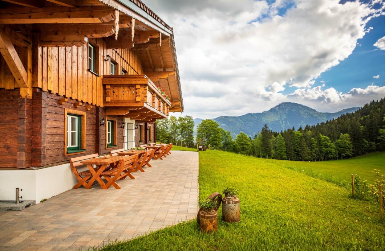 Urlaub auf der Almhütte in Faistenau bei Salzburg in Österreich